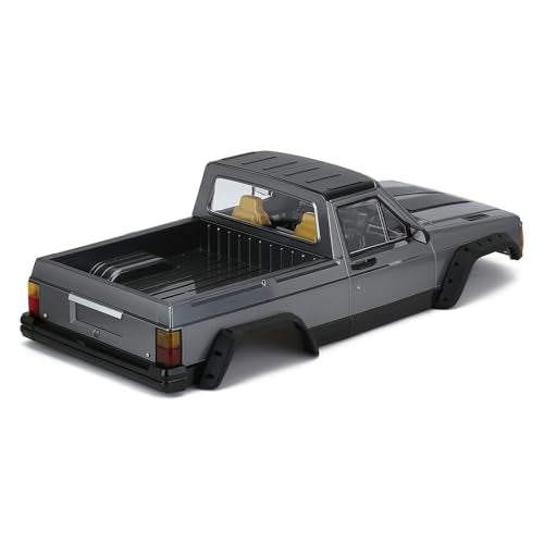 RC Car Hard Body Shell Kit,313mm Wheelbase Cherokee Body Car Shell for 1/10 RC Crawler Axial SCX10 & SCX10 II 90046 90047 TRX4 Kit (Grey, Pickup A) - color: Grey, Pickup a