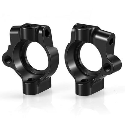 Aluminum Alloy Steering Knuckles Base Caster Blocks C Hubs Carrier Compatible with Tamiya VX01 1/10 RC Drift Car Upgrades Parts (Black) | Premium durable aluminum Performance Upgrade Simple Installation High precision CNC machined - color: Black