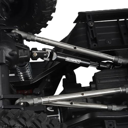 Stainless Steel Driveshaft for TRX4 SCX10 1/10 Crawler, 60-76mm | Heavy-Duty Drive Shaft,CNC Machined, Splined Engagement - size: 60-76mm