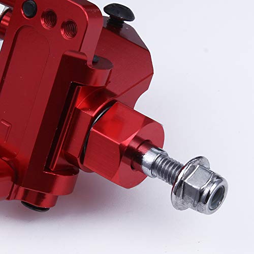 HobbyPark Flange M4 Nylon Lock Nuts for 1/10 Scale RC Car Traxxas Slash 4x4 2WD Stampede VXL Rustler VXL HPI Redcat Axial Racing (8-Pack)
