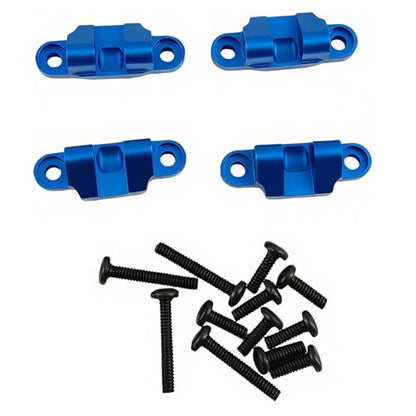 Lower Shock Mount for Losi 1/18 Mini LMT 4X4 RC Monster Truck (Blue) | Aluminum,Monster Truck,Suspension Mount Set,Upgrade Parts,LOS211044 Compatible,LOS01026 Compatible,CNC Machined,High Strength - color: Blue