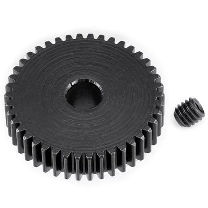 Steel 48P Motor Gear 5mm Bore 42T for 1/10 1/8 1/6 1/5 RC Buggy | Monster Truck Drift Car Off-Road Crawler Part Pinion Gears - size: 42T