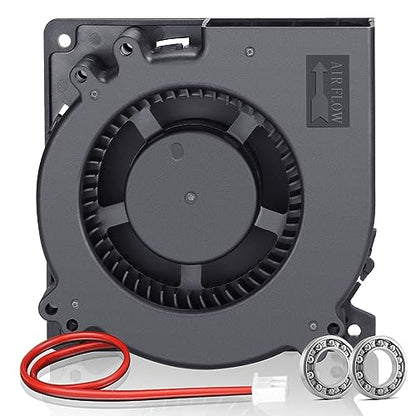 Wathai 120mm x 32mm Small 24V Centrifugal Blower Fan 24 Volt Cooling 2Pin | Dual Ball Brushless Cooling Turbo Fan for Limited Space DIY Projects - style: 120mm 24V 2Pin