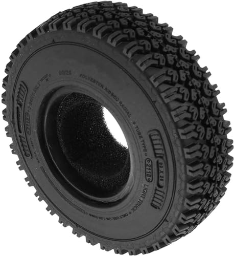 RC Car Tires,WONFAST 4PCS 1.55 inch Mud Wheel Tyre Terrain Crawler Rubber Tires Foam Insert for 1:10 RC Crawler Car for Axial 90069 TF2 D90 CC01 LC70 Tamiya MST JIMNY UTB18(90MM) - color: 90mm