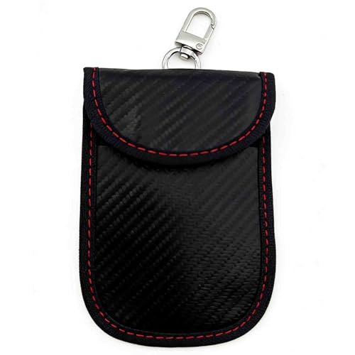 Automotive Faraday Bag for Car Keys, Car Key Cover and Key Fob Protector, Faraday Pouch Blocking RFID Signal, Faraday Bags for Keys Anti-Theft Case (Medium Outside (3.5 x 5.5 inches)) - size: Medium Outside (3.5 x 5.5 inches)