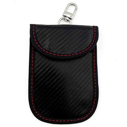 Automotive Faraday Bag for Car Keys, Car Key Cover and Key Fob Protector, Faraday Pouch Blocking RFID Signal, Faraday Bags for Keys Anti-Theft Case (Medium Outside (3.5 x 5.5 inches)) - size: Medium Outside (3.5 x 5.5 inches)