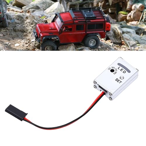 Pissente RC 3 Axis Gyro Adjustable Aluminum Housing RC Stabilization Module for Precision Drift Rally Trucks