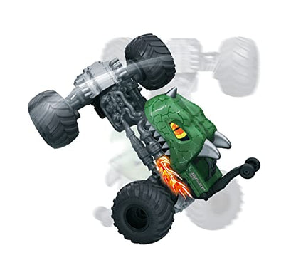 LEXiBOOK, Crosslander Dino RC Car, RC59D | Gyroscope, Stunts, Light effects, Rechargeable - style: Crosslander Dino