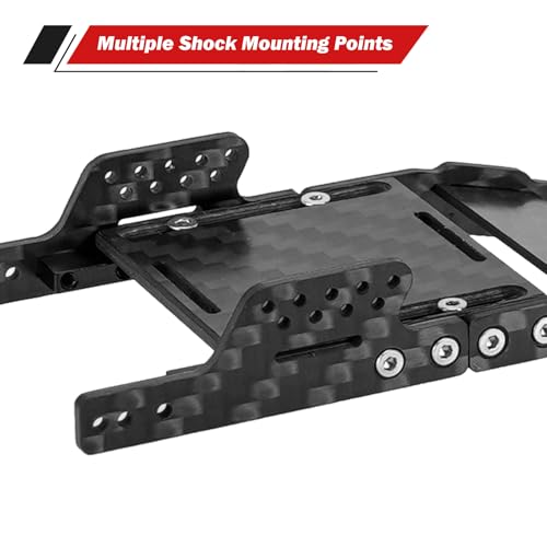 INJORA Carbon Fiber Universal LCG Chassis Kit for Axial SCX24 Upgrade
