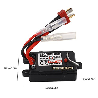RC Brushed ESC, 30A Waterpr001f Electronic Speed Controller for SCY 16101 16102 16103 16201 1/16 RC Car, Fit for RC Car Remote Control Car Electric Speed Controller