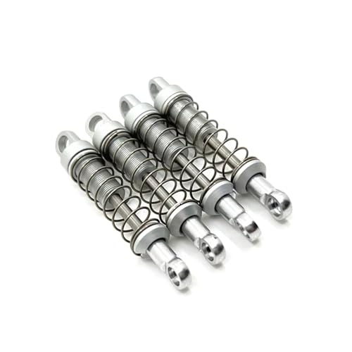 Compatible With MN For MN168 For MN78 1/12 RC Car Parts Metal Upgrade Non-Hydraulic External For Spring Shock Absorber Set RC Assortment(White) - color: White