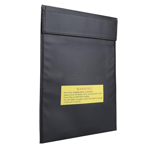 Li po Battery Fireproof Bag, Lightweight Pouch Charging SackMade of Fireproof Cloth, for Lithium Battery, Hydrogen Battery