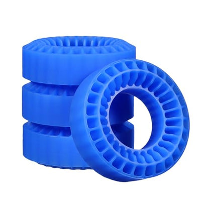 Silicone Rubber Tires Foam Inserts for 1/18 1/24 RC Crawler Fit for 1.0 inch 59-62mm*24mm Wheel Tires (4pcs Blue) - color: 4pcs Blue