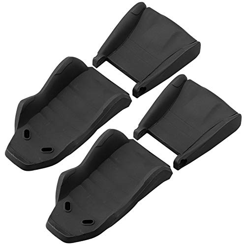 HobbyPark Scale Hard Plastic Seats (3.5x 1.9 inch) for 1/10 RC Crawler Car (Set of 2) (Black)
