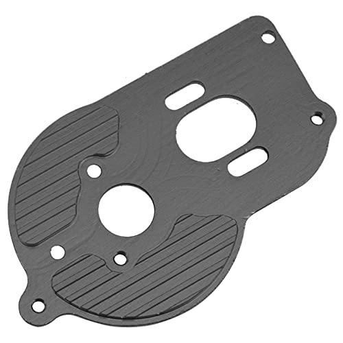 Metal Motor Mount Plate Fixed Bracket Compatible with Losi 1/18 Mini-T 2.0 2WD Stadium RC Truck Hop-Up Parts (Black) - color: Black