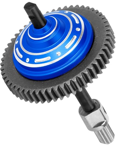 RC 54T Center Diff Gear Upgrades Part for 1/10 Slash 4x4,Slash 4x4 VXL,Rustler 4x4,Rustler 4x4 VXL,Stampede 4x4,Stampede 4x4 VXL,Hoss 4x4 VXL,Metal 54T Gear Slipper Clutch,Navy Blue - color: Navy Blue(1pcs)