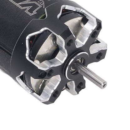 Changor 540 V6M Sensored Brushless Motor 2400KV Powerful for 1/10 RC Car Black Silver Aluminum