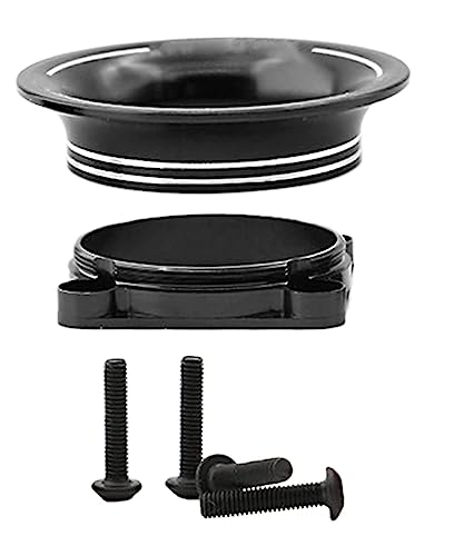 Unifizz Black Motor ESC Cooling Fan Cover RC Car Fan Cover Metal Compatible with 1/10 RC Drift Car Sakura D3 D4 XIS XI HSP Improve Engine Cooling Performance Cooling