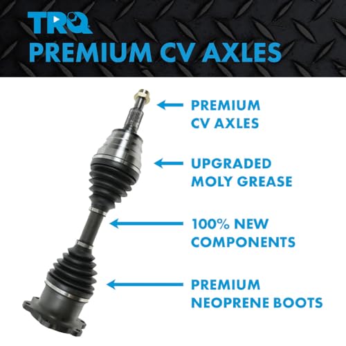 TRQ Front Passenger Side CV Axle Assembly - style: CSA33190