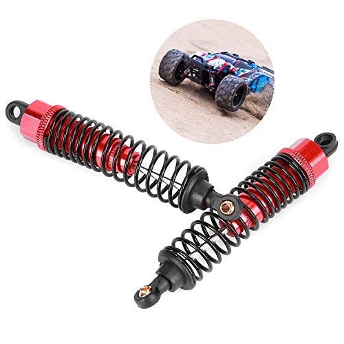 Shock Struts Damper, 2 Pcs Front Rear Shocks Damping Metal RC Car Upgrades Part Absorbers Oil Damper for 1/10 Flat RC Racing Car (85MM) - size: 85MM