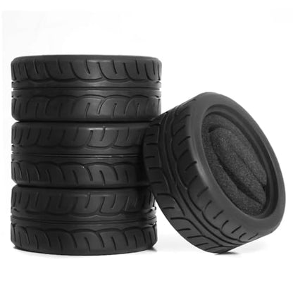 8pcs 1/10 RC Drift Tires 65 * 26mm for On Road Racing Car Drift RC Touring Car (Style B) - style: style B