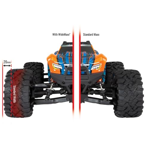 8995T - Suspension kit, WideMaxx, Orange (Includes Front & Rear Suspension arms, Front Toe Links, Rear Shock Springs)