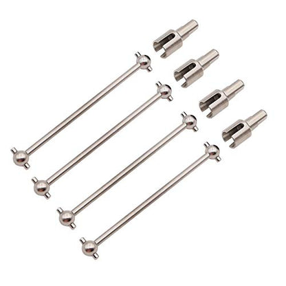 Metal 4PCS Rear Dogbone shafts & 4PCS Differential Cups RC Cars Upgrade Parts for WLtoys 144001 1/14 RC Car Truck Buggy Replacement Accessories