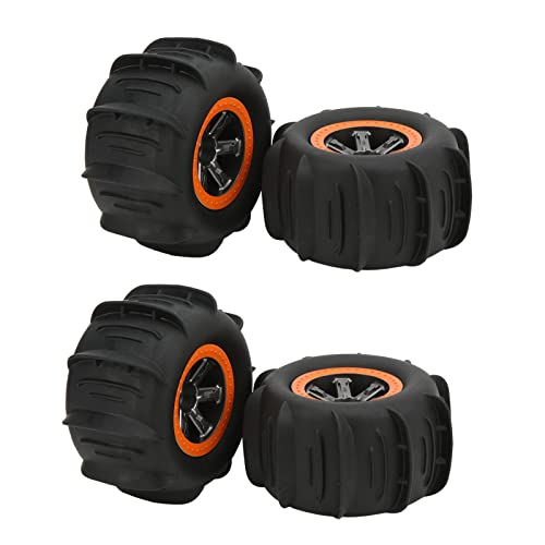 Jeanoko 1PCS RC Tires Car Beach Tires with Uneven Texture, RC Beach Wheel RC Beach Tires, Excellent Grip Stable for 1/10 RC Cars
