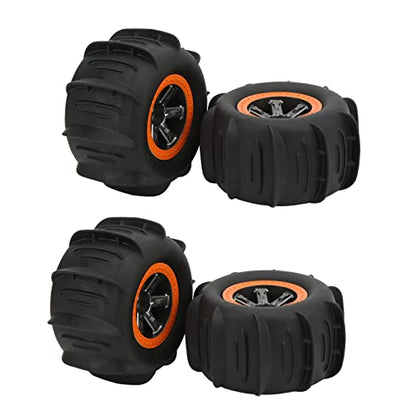 Jeanoko 1PCS RC Tires Car Beach Tires with Uneven Texture, RC Beach Wheel RC Beach Tires, Excellent Grip Stable for 1/10 RC Cars