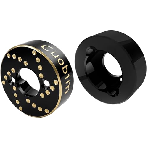 SCX30 Brass Upgrade Kit – Steering Knuckles & Rear Axle Weight for 1/30 Axial SCX30 RC Crawler Upgrade Parts (Rear Axle Weight) - color: Rear Axle Weight