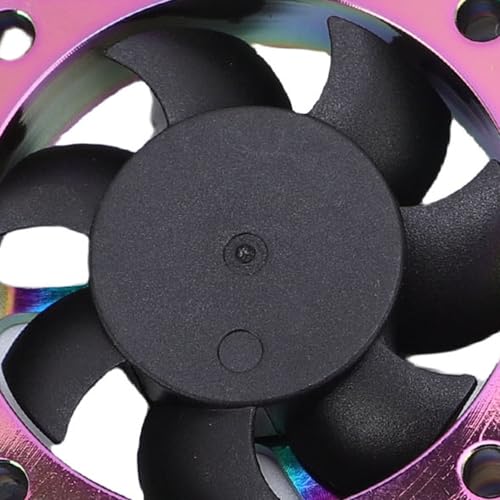 Drfeify RC Motor ESC Cooling Fan, Aluminum Alloy Metal 14000RPM 4010 Cooling Fan with Heatsink for RC Car Motor ESC Replacement