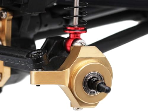 INJORA Brass Steering Knuckles for 1/24 RC Crawler Axial SCX24 AXI90081