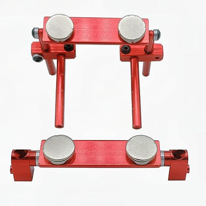 RC Car Magnetic Body Post Aluminum Alloy Body Shell Mount Column Kit with Scale for 1/10 RC Drift HSP 94123 94122 Tamiya 416 417 Sakura S XI CS (Red) - color: Red