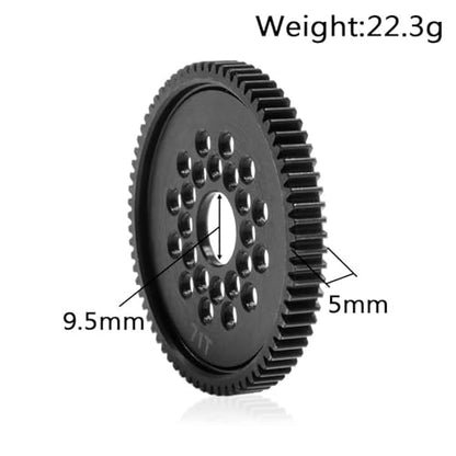 Steel High Speed Spur Gear 71T Main Gear for Tamiya All TT02 TT02B | RC Car Upgrade Parts - size: 71T