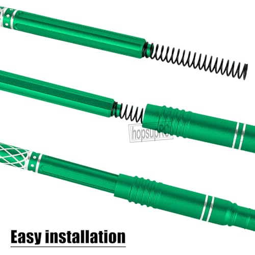 Upgrades Part Aluminum Center Slider Driveshafts Center Drive Shaft for 1/10 Kraton&Outcast 4X4 4S V2 BLX,Axles CVD Hops Up(Green) - color: Green(for 1/10)