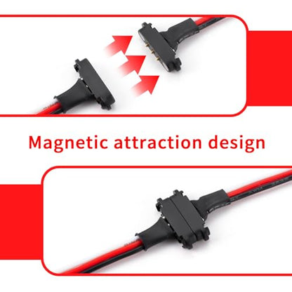 2 Set Universal Magnetic Extension Cable ZH1.5 Wire Connector for RC | Models Car Planes Drones - style: ZH1.5 Wire