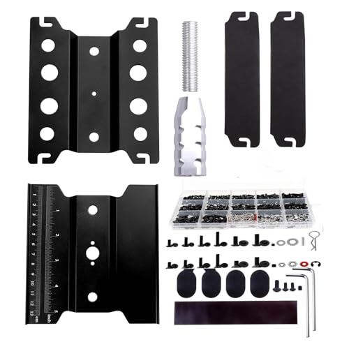 RC Car Work Stand Aluminum Repair Workstation Screw Tray with RC Car Universal Assortment Set for 1/8 1/10 1/12 1/16 Scale ffor Traxxas TRX4 Axial Arrma Redcat Losi RC Crawler Monster Truck Buggy