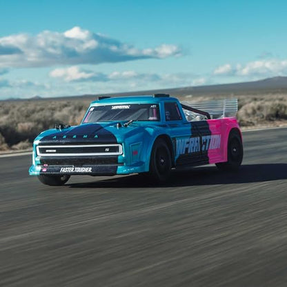 ARRMA Infraction 223S 1/8 RC Truck 4X4 Brushless, RTR, Teal/Pink | DSC, All-Road Street Bash, ARA4315V4T3, Lipo Battery and Charger Not Included - color: Teal/Pink