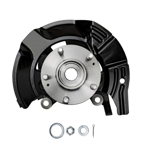 Detroit Axle - FWD Front Right Steering Knuckle & Wheel Hub Bearing CV Axle | Replacement for 2011 Hyundai Sonata 2.4L w/Automatic Transmission - size: 2UX47836/Pair