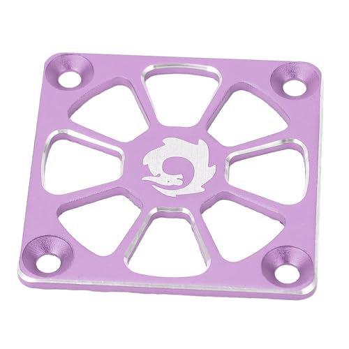 Tyenaza RC Cooling Fan Cover, 1.57in Wide Aluminium Alloy Easy Installation RC ESC Cooling Fan Cover for Repair Replacement(40 x 40mm)