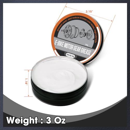 E-Bike Lithium Grease, Multi-Purpose Lubricant Lithium Motor Grease, Lubricating Oil for eBike Motor, Gears |Waterproof, High-Performance Lubricant for Household Use, Automotive,Industrial