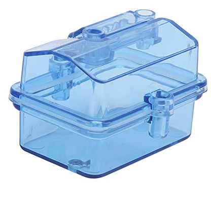 Tnfeeon RC Receiver Box Radio Protector for RC Car Boat Enthusiasts with Easy Mounting Screws Clear Blue Cover 2.1x1.5x1.3 Inches 1.5 Ounce Weight Ideal for Wet Conditions