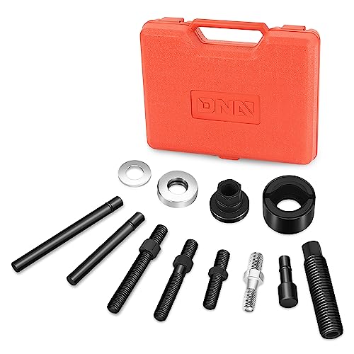 DNA Motoring 12Pcs Power Steering Pulley Puller Remover and Installer Tool Kit on Most Engines,TOOLS-00295 - style: 12Pc Steering Pulley Puller