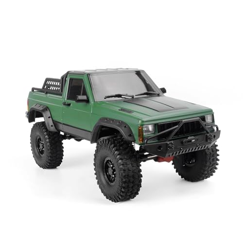 1/10 RC Crawler Hard Body Shell Kit - 313mm Wheelbase Cherokee Body for Axial SCX10, SCX10 II 90046, 90047 & TRX4 Kits (Pickup-Nardo Gray) - color: Pickup-nardo Gray
