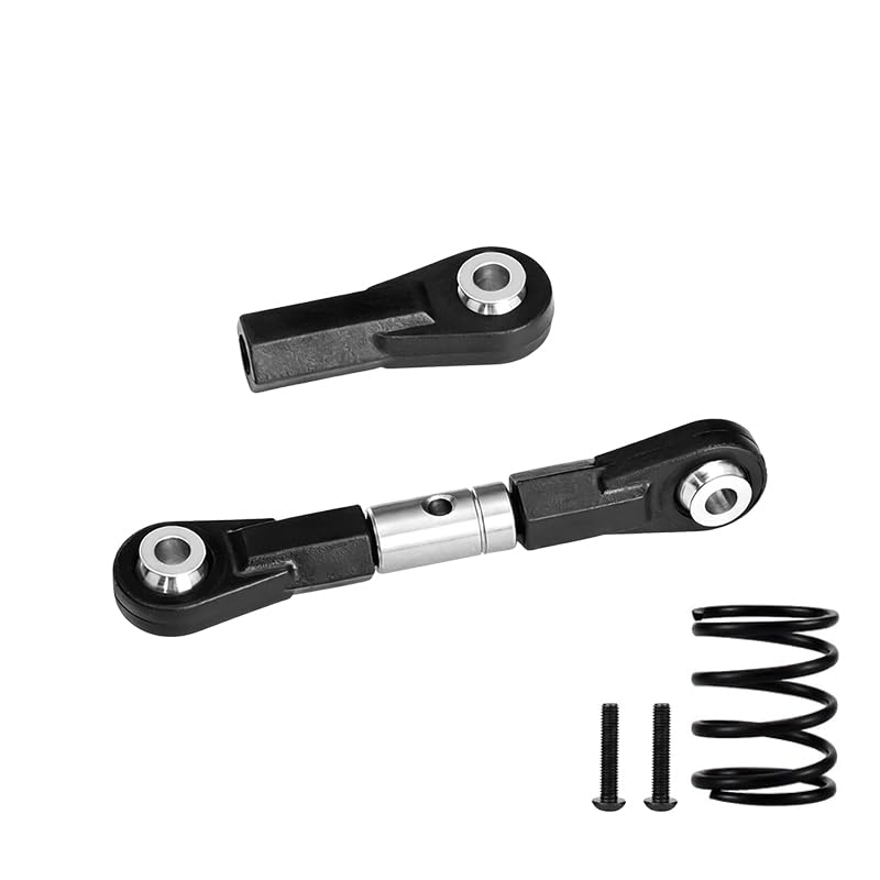 GPM Upgrades Stainless Steel Servo Tie Rod with Spring (Use with #2085X Metal Gear Servo) 1/5 4Wd XMaxx 8S Monster Truck/1/6 4WD XRT 8S（78086-4） RC Car