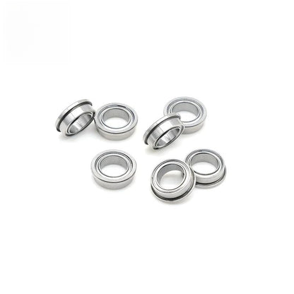 10pcs FR168ZZ Miniature Flanged Ball Bearing 6.35x9.525x3.175mm ABEC-7 Chrome Steel 1/4x3/8x1/8 Inch Double Metal Shielded - size: FR168ZZ 6.35x9.525x3.175