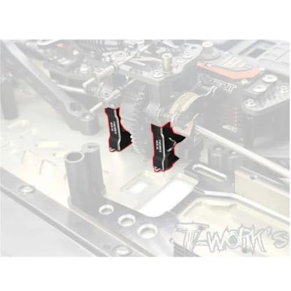 Middle Gear Lower Block TO-295-MP11 7075 Aluminum for Kyosho MP11 RC Car Tools Components Repair Parts Spare Toy Models Accessories