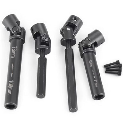 RC Car Drive Shafts for Axial for UTB18 for Capra 1/18 Replacement Front Rear Steel Drive Shaft Joint Transmission Shaft RC Buggy Truck Model Upgrade Parts