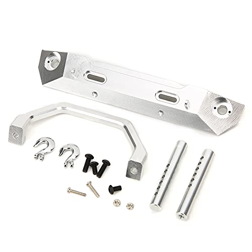 RC Aluminum Alloy Front Bumper for RGT 1/10 Truck, Front Anti - Collision Bar, Lightweight Durable Upgrade Part, Compatible with EX86100 Off - Road Rock Cruiser (Silver R86025S) - color: Silver R86025s