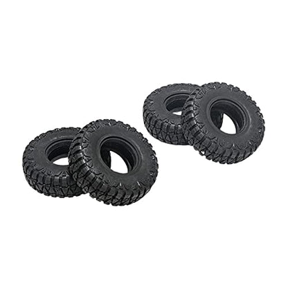KYX Racing Rubber Tires 54mm x 18mm Tyres Upgrades Parts Accessories for 1/24 RC Crawler Car Axial SCX24(4pcs)